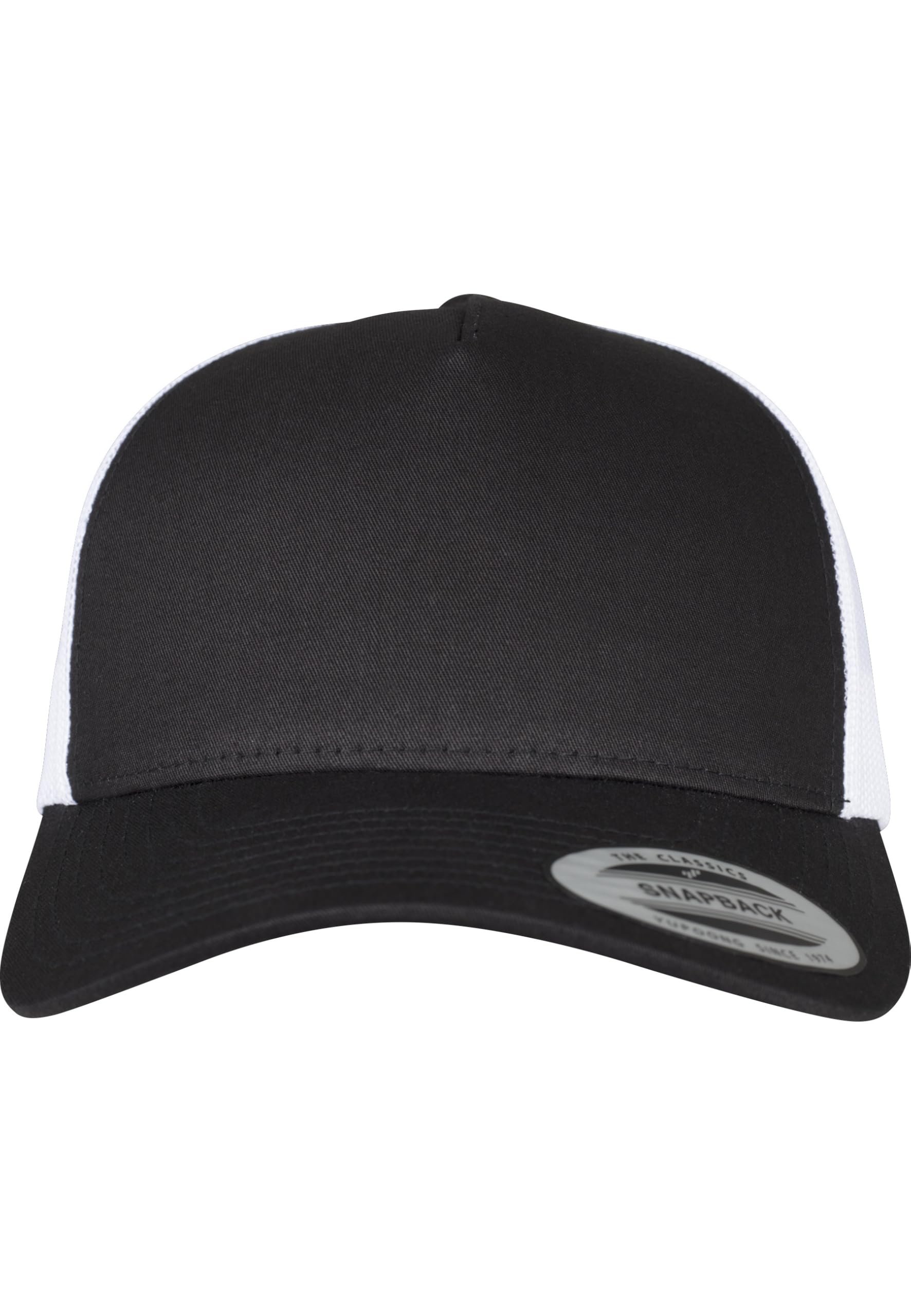 Flexfit 5-Panel Retro Trucker 2-Tone Cap Blk/Wht One Size