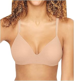 Hanes Women's Moisture Wicking, Wireless Convertible T-Shirt Bra