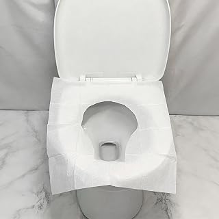 150 Pack Disposable Toilet Seat Covers for Public Toilets, Hospitals, Hospitals, 36 x 42.5 cm