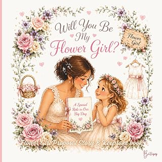 Will You Be My Flower Girl? – Edition Ellie: A Flower Girl Proposal Storybook & Keepsake Gift for Weddings