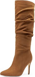 DREAM PAIRS Women's High Stiletto Knee High Boots