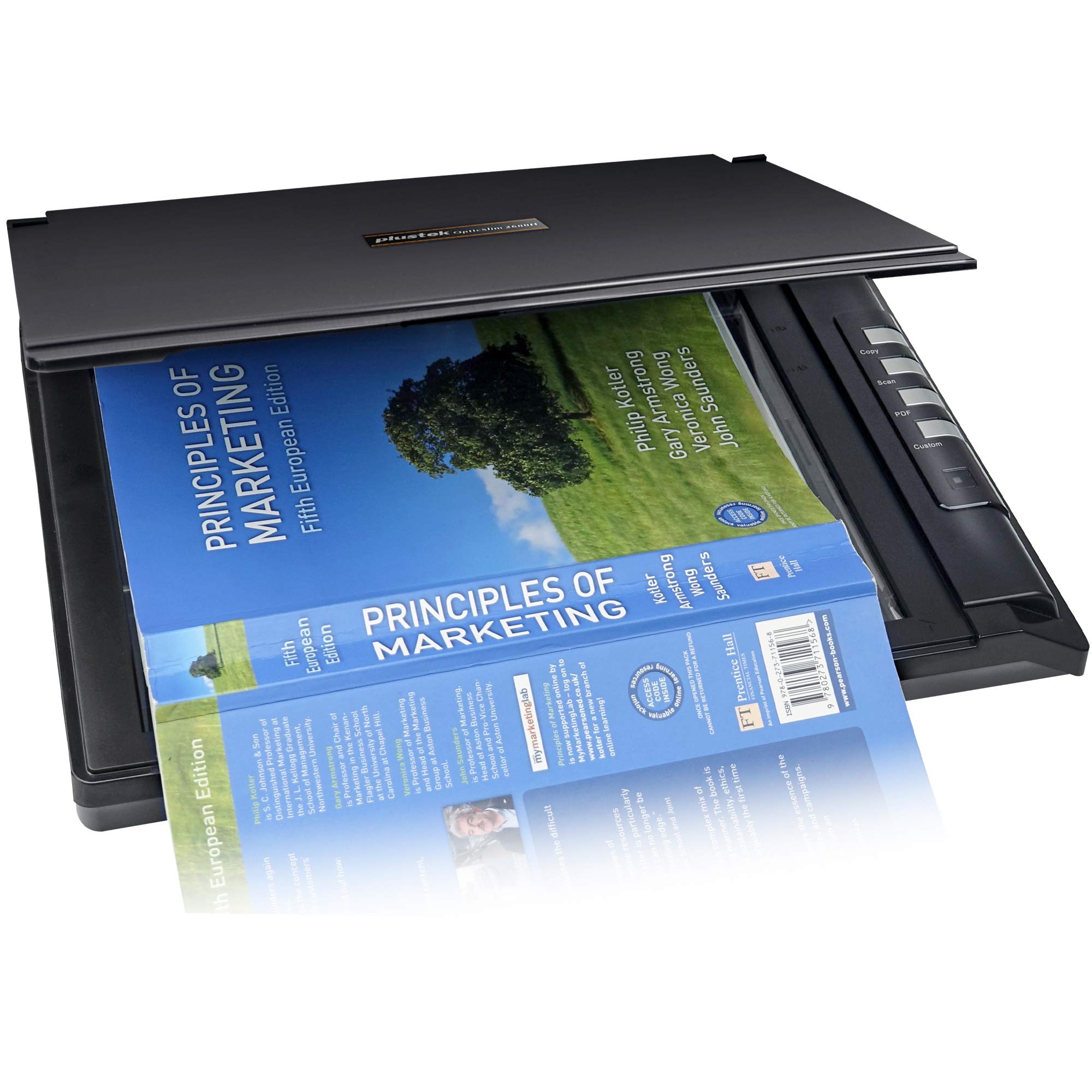 Plustek OpticSlim 2700 - High Speed Flatbed Scanner, 3 sec Fast Scan | 4 Button 