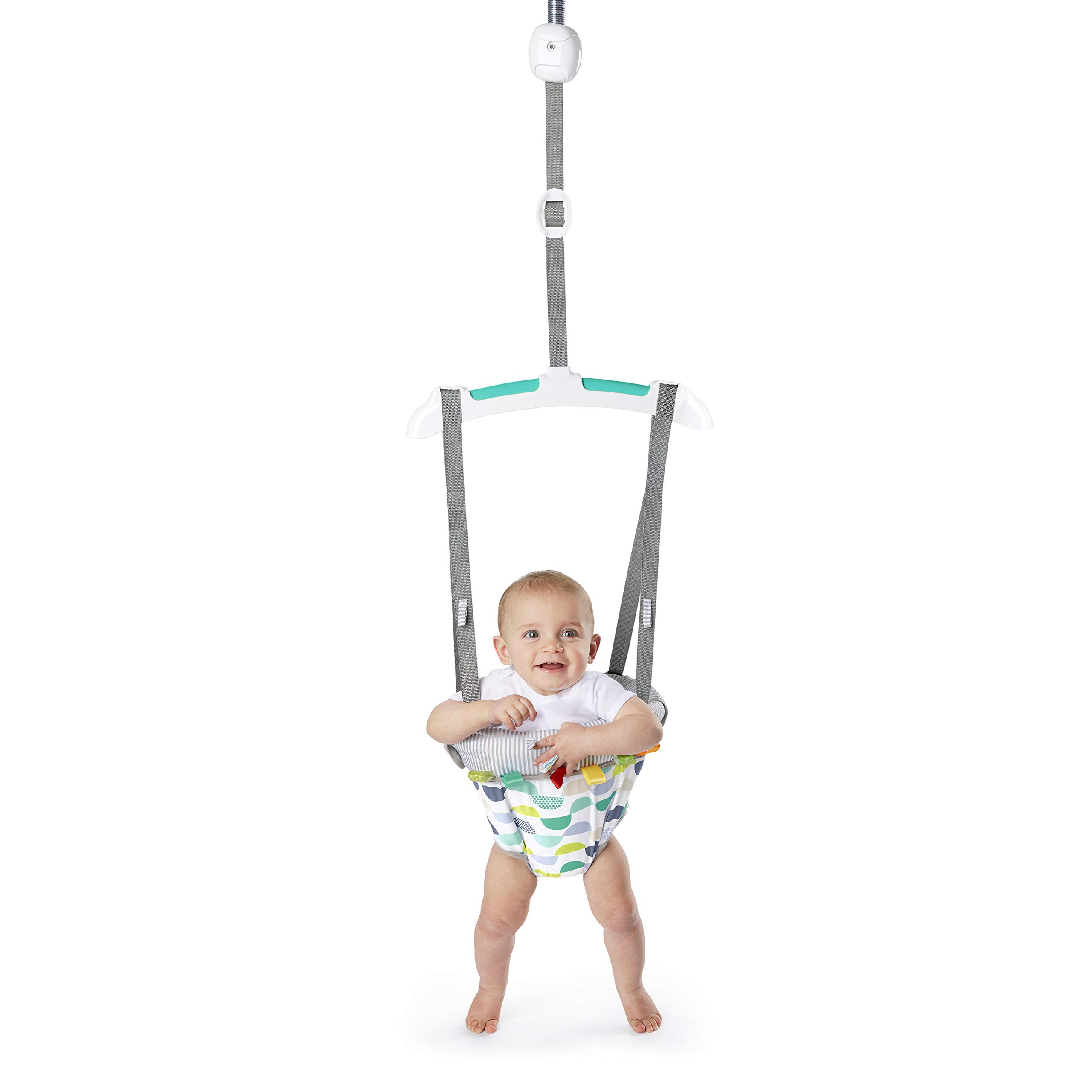 Bright Starts Playful Parade Door Jumper for Baby with Adjustable Strap, 6 Month