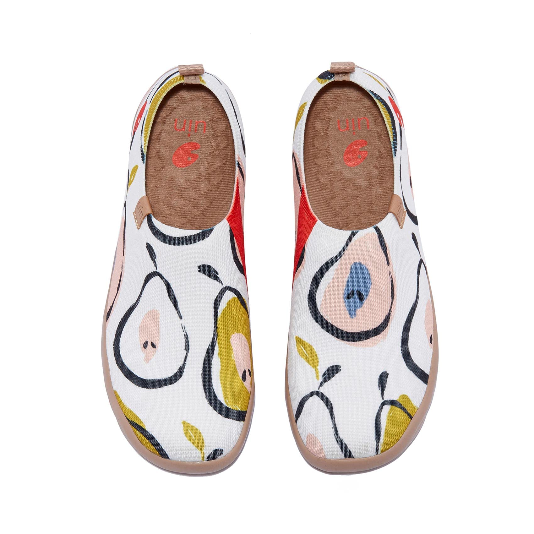 UIN Women's Las Meninas Flying Weaving Comfort Soft Lightweight Slip On Corlorfu