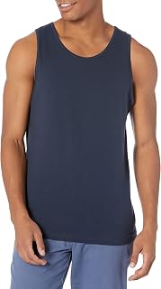 Amazon Essentials Men's Tech Stretch Lightweight Quick-Drying Moisture Wicking Gym Tank Top