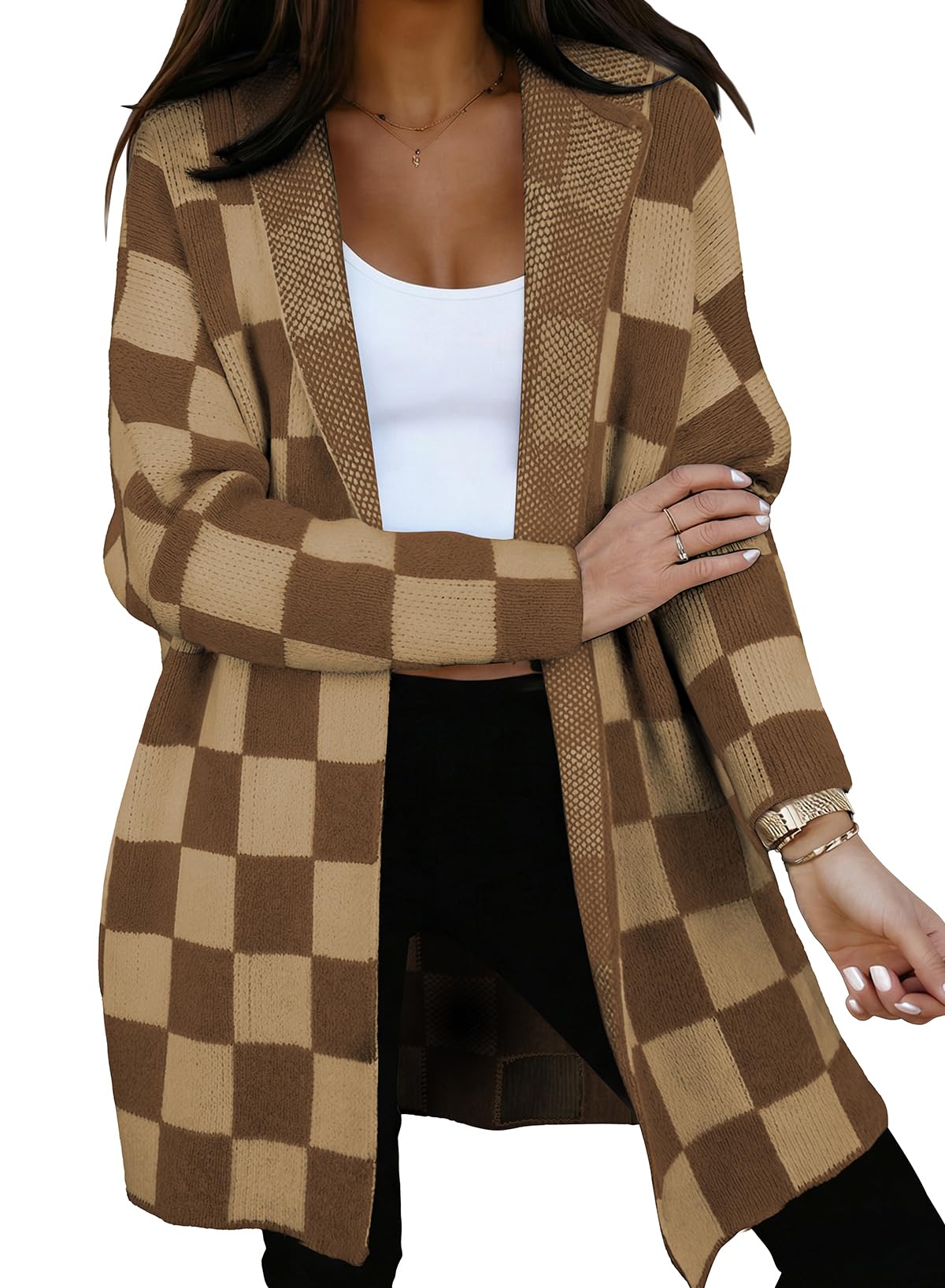 Astylish Women 2026 Hooded Knit Cardigan Sweaters Fall Clothes