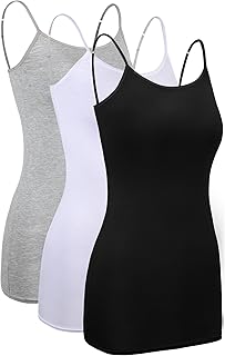 WILLBOND 3 Pieces Women's Basic Long Suspenders Adjustable Straps