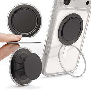 PopSockets Low-Pro Grip for MagSafe Slim Profile - Black