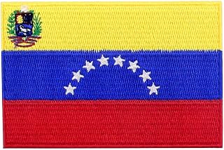 Écusson brodé drapeau du Venezuela - Écusson thermocollant ou à coudre - Emblème national du Venezuelan