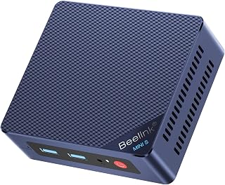 Beelink Mini PC S12 Pro, Intel Twin Lake-N100 (up to 3.4GHz), 25W TDP | 16GB DDR4 500GB SSD Windows 11 Home, 2.5G LAN, 4K Dual HDMI, WiFi 6, BT5.2, Office Mini Computer