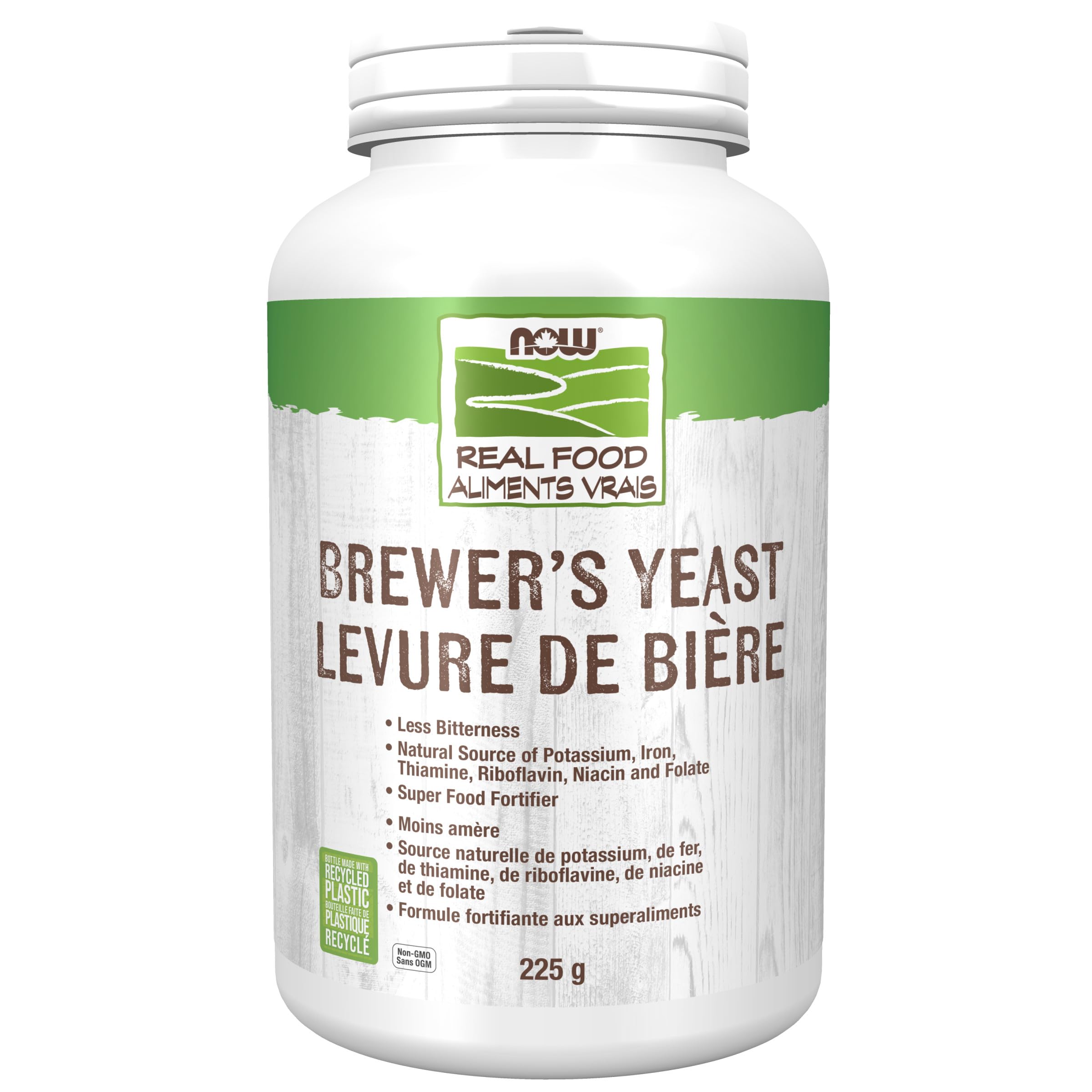 NOW Real Food Brewer's Yeast Powder, 225g