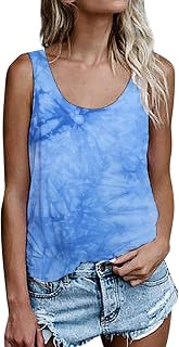 Women's Summer Sleeveless Tunic Tops Loose Fit