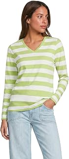 Lands' End Women's Supima Long Sleeve V-Neck Tee