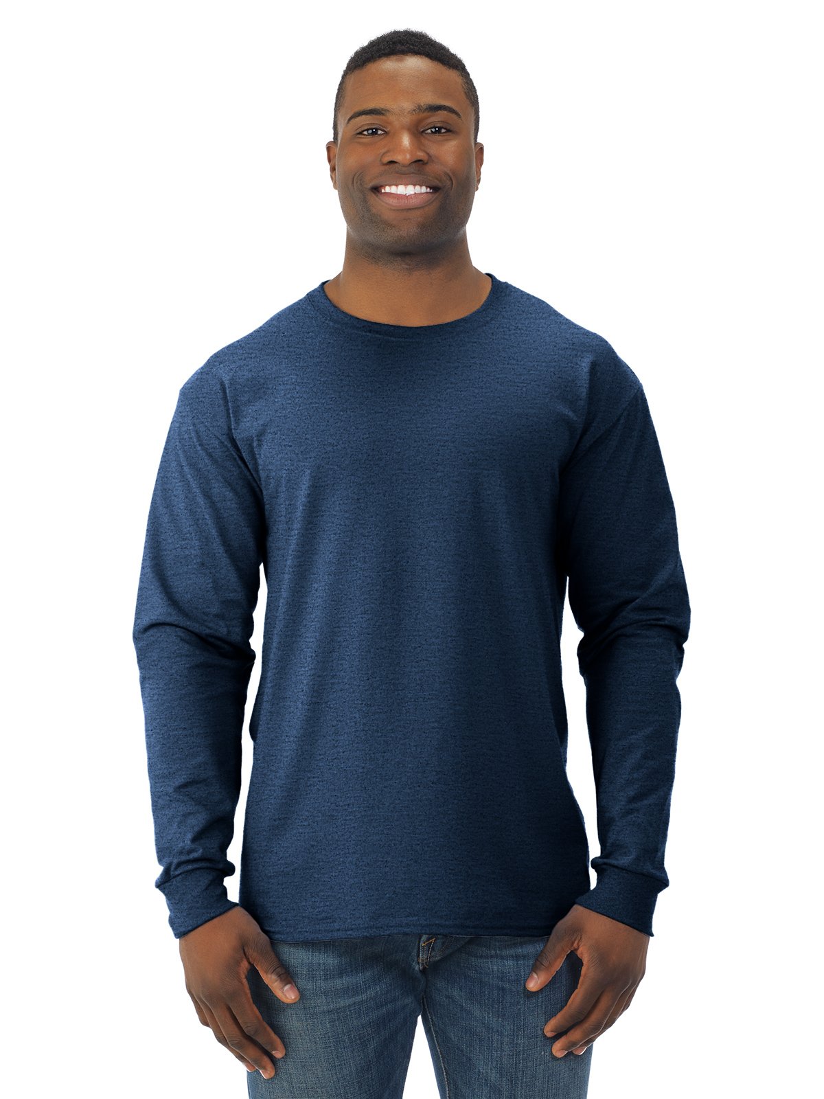 Jerzees Men's Dri-Power Long Sleeve T-Shirt Multipack