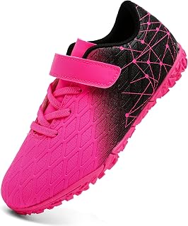 Boys Football Boots Kids Girls Firm Ground Soccer Shoe Astro Turf Trainers Athletics Sport Futsal Shoes Teenager Profession Competition Indoor Outdoor Unisex