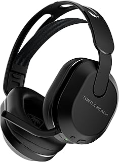 Turtle Beach Stealth 500 Wireless Amplified Gaming Headset for PS5, PS4, PC, & Mobile – 40-Hr Battery, Bluetooth, Memory Foam Cushions, Flip-to-Mute Mic, EQ Presets, Companion App – Black