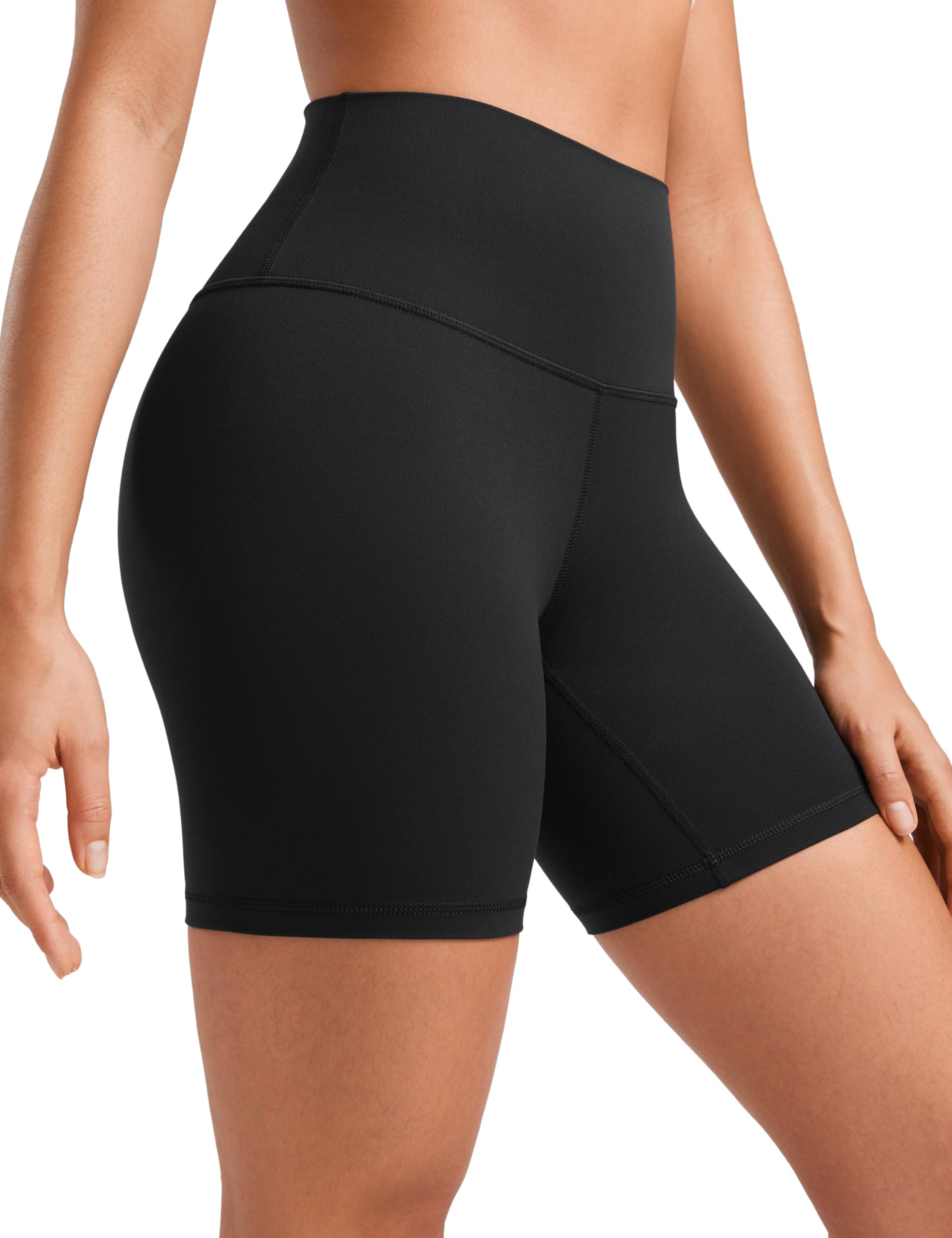CRZ YOGA Butterluxe Biker Shorts 6" | Extremely Soft, Gentle Compression, Yoga, 