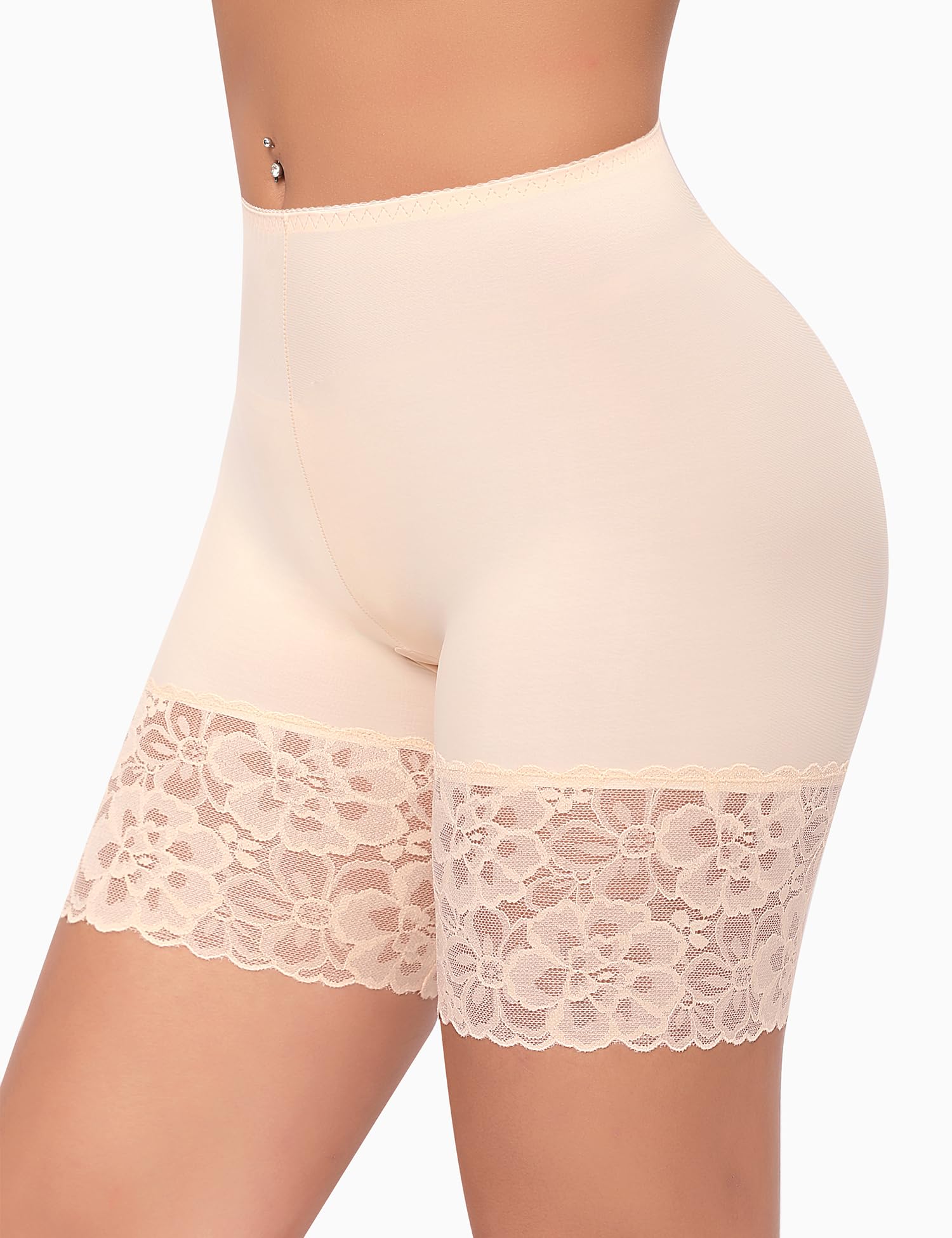 YARRCO Women's Anti-Friction Lace Under Dress Shorts Leggings Cycling Boxer Shor