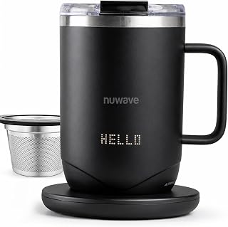 Nuwave Precision Heated Coffee Mug, 16oz Rechargeable Temperature Control
