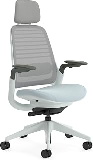 Steelcase Ergonomic Office Chair: Series 1 with Headrest Cloud