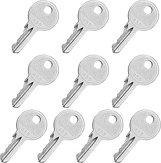 10 Pack 455 Ignition Keys, Ignition Starter Keys for Heavy Equipment Compatible with Scissor Lifts Boom Lifts Genie Lifts Skyjack Lifts Terex Lifts Snorkel Manlift Upright