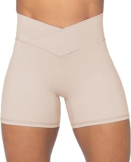 Sunzel Women's Sports Shorts, High Waisted Yoga Shorts, Biker Shorts, Suitable for Gym, Fitness, Yoga, Running, etc.