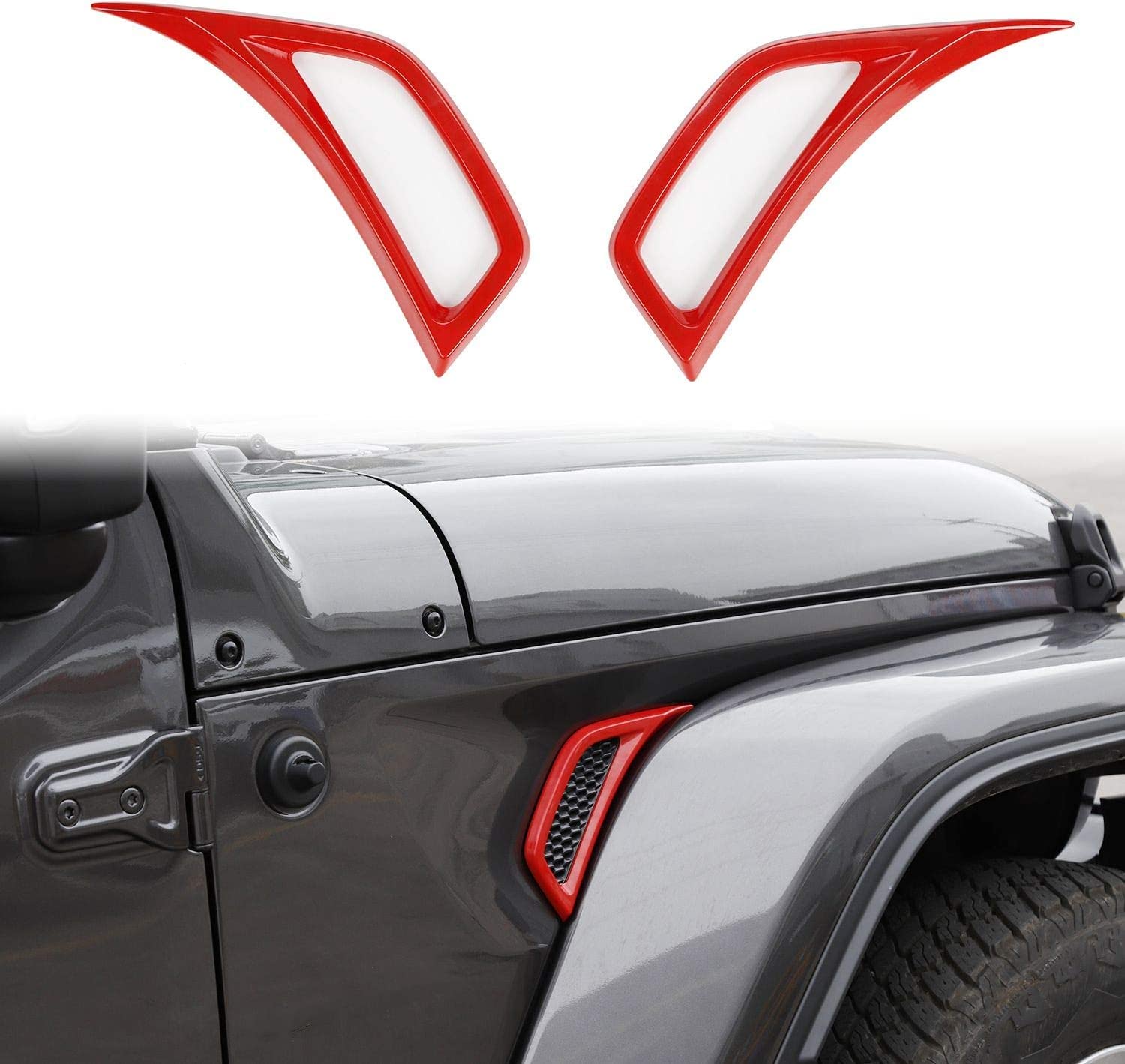 Voodonala for Jepp JL Side Air Conditioning Vent Cover Trim Fit for 2018-2026+ J