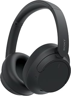 Sony WH-CH720N Wireless Headphones Headband with Noise Cancelling | Bluetooth, Ambient Sound, Lightweight Design, Up to 35 Hours Battery Life - Black