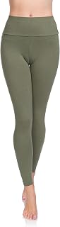 SOFTSAIL Women's Leggings 95% Cotton Leggings for Women High Waist Total Length Legging Elastic Trousers Leisure Relax Walking