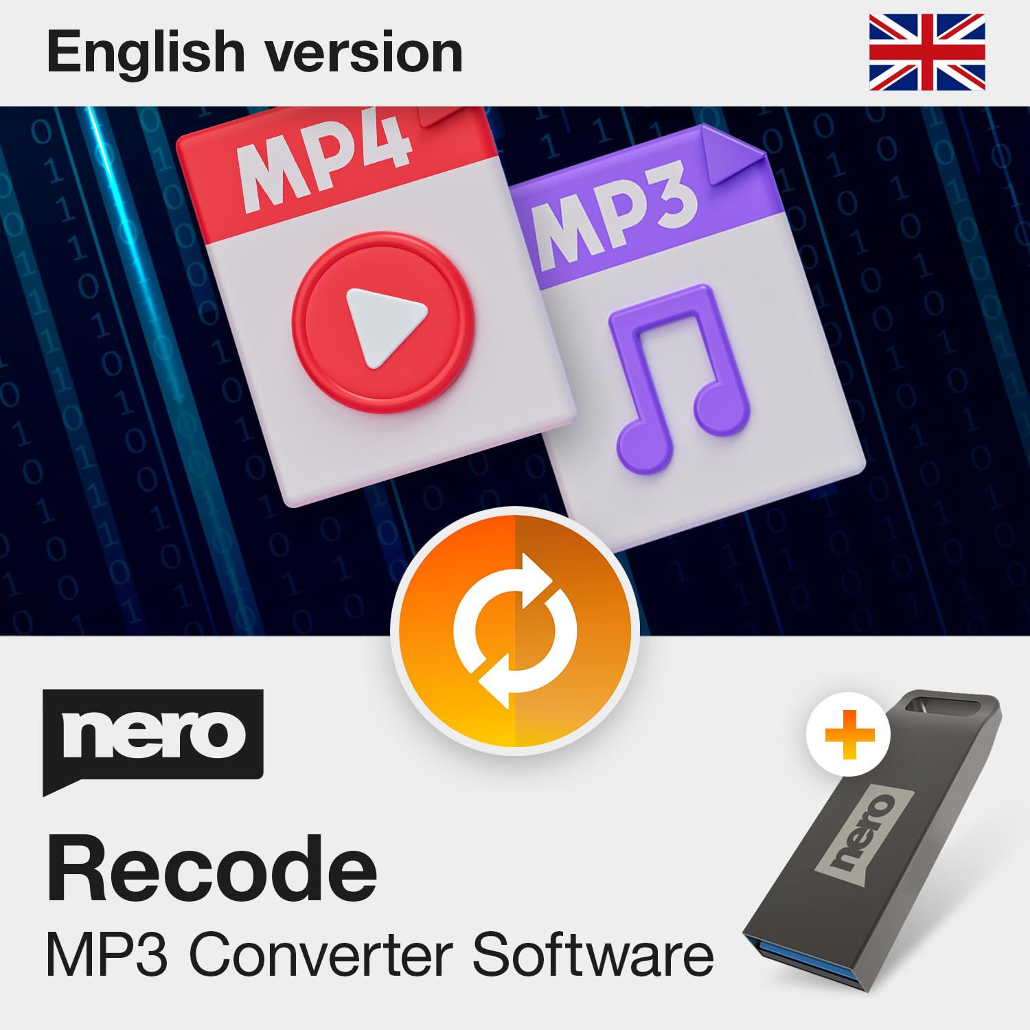 Nero Recode on USB Stick | Audio & Video Converter | Convert MP3, MP4, WAV, FLAC