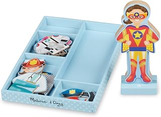 Melissa & Doug Julia Magnetic Dress-Up Wooden Doll Pretend Play Set (25+ pcs)