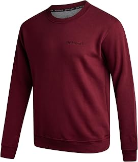 Spyder Mens Crewneck Sweatshirt - Soft Brushed Fleece Pullover Sweatshirt
