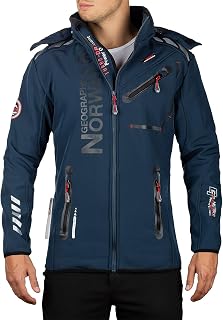 Geographical Norway Men's jacket, functional softshell jacket, leisure, breathable, hiking, outdoor BANS production
