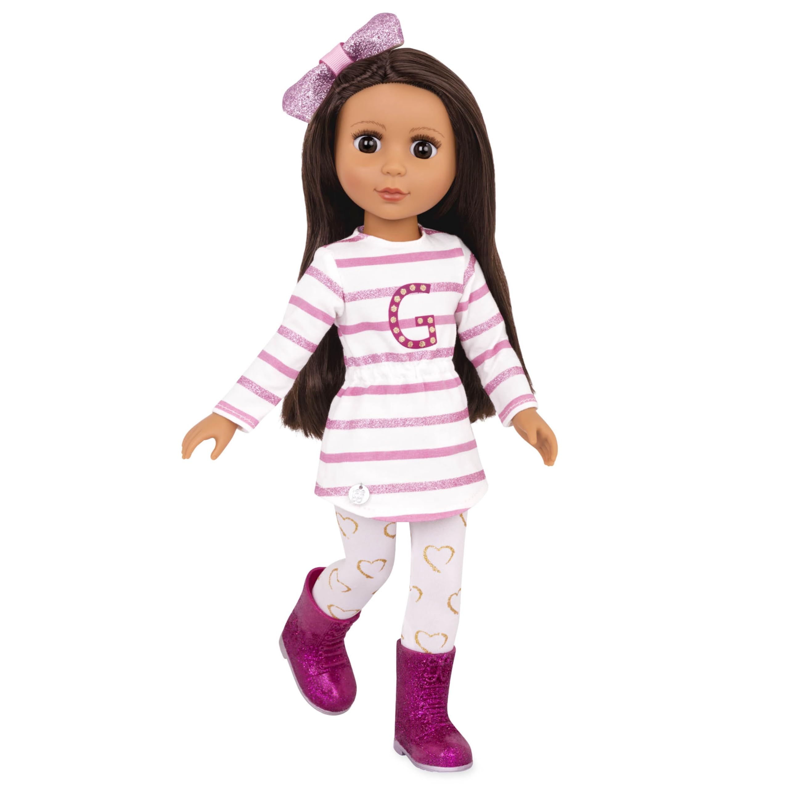 Glitter Girls 14-Inch Fashion Doll Sarinia with Tunic, Bow and Boots, Dolls | Po