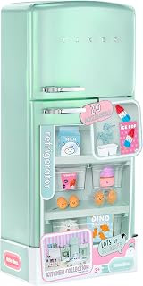 Little Tikes Sweet Spaces Modular Kitchen Refrigerator - Sea Foam Toy Refrigerator with Food Accessories, Kitchen Fun for Children Ages 3+ Years