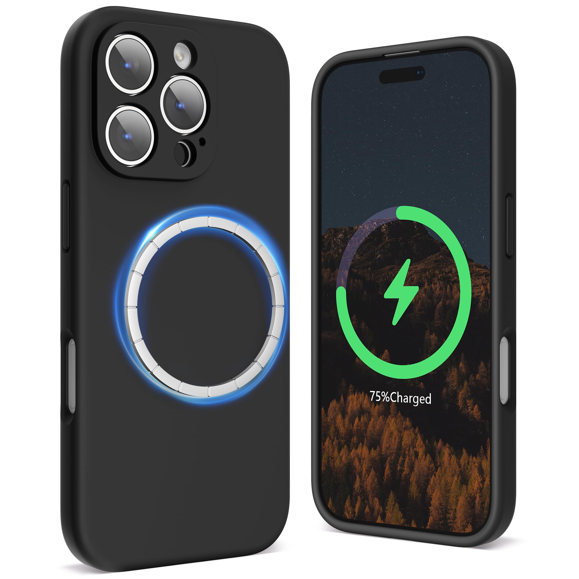SURPHY Case for iPhone 16 Pro (6.3") Case Compatible with MagSafe