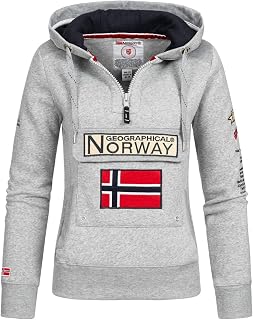 Geographical Norway Damen Gymclass Kapuzenpullover