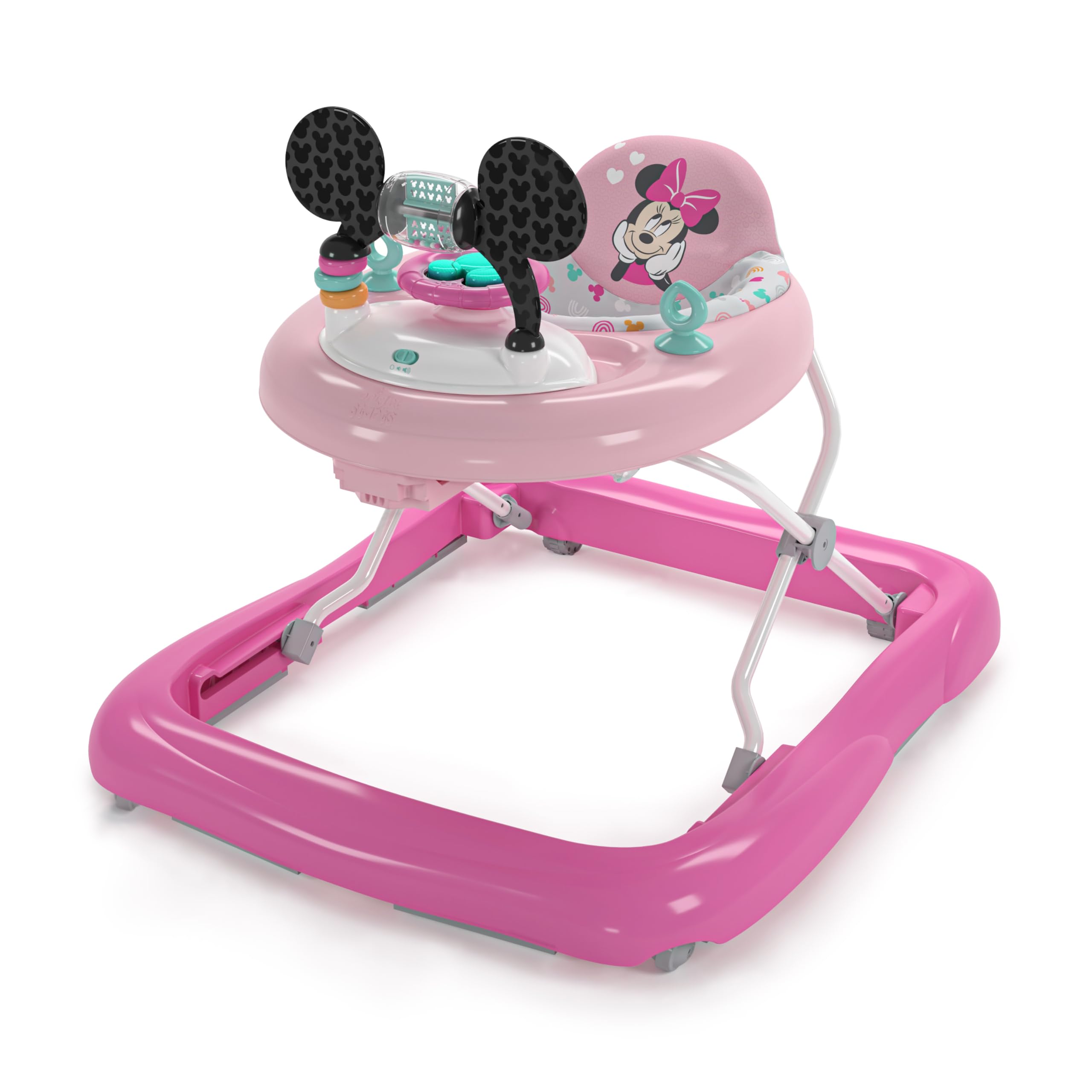Bright Starts Disney Baby Minnie Mouse Forever Besties 2-in-1 Baby Activity Walk