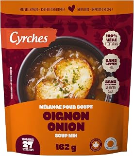 Cyrches Onion Soup Mix, Gluten-Free & Vegetarian, No Added Salt, 162 g