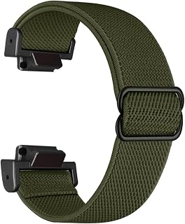 ahayo Elastic Watch Strap for Casio gshock DW-5600/ GA-2100/ GW-M5610/ DW-5700, Soft Nylon Stretchy Embroidery Loop Wrist Band with Buckle for GA-100/ GDF-100/ GLX-5600/ GB-5600/ GW-6900