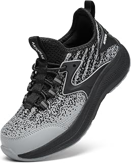 Kids Wide Toe Box Slip On Sneakers - Orthopedic Walking Running Shoes for Boys & Girls - Arch Support Lightweight Athletic Tennis Shoes for Youth