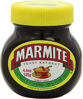 Marmite Yeast Extract, 4.4-Ounce Jars (Pack of 6)