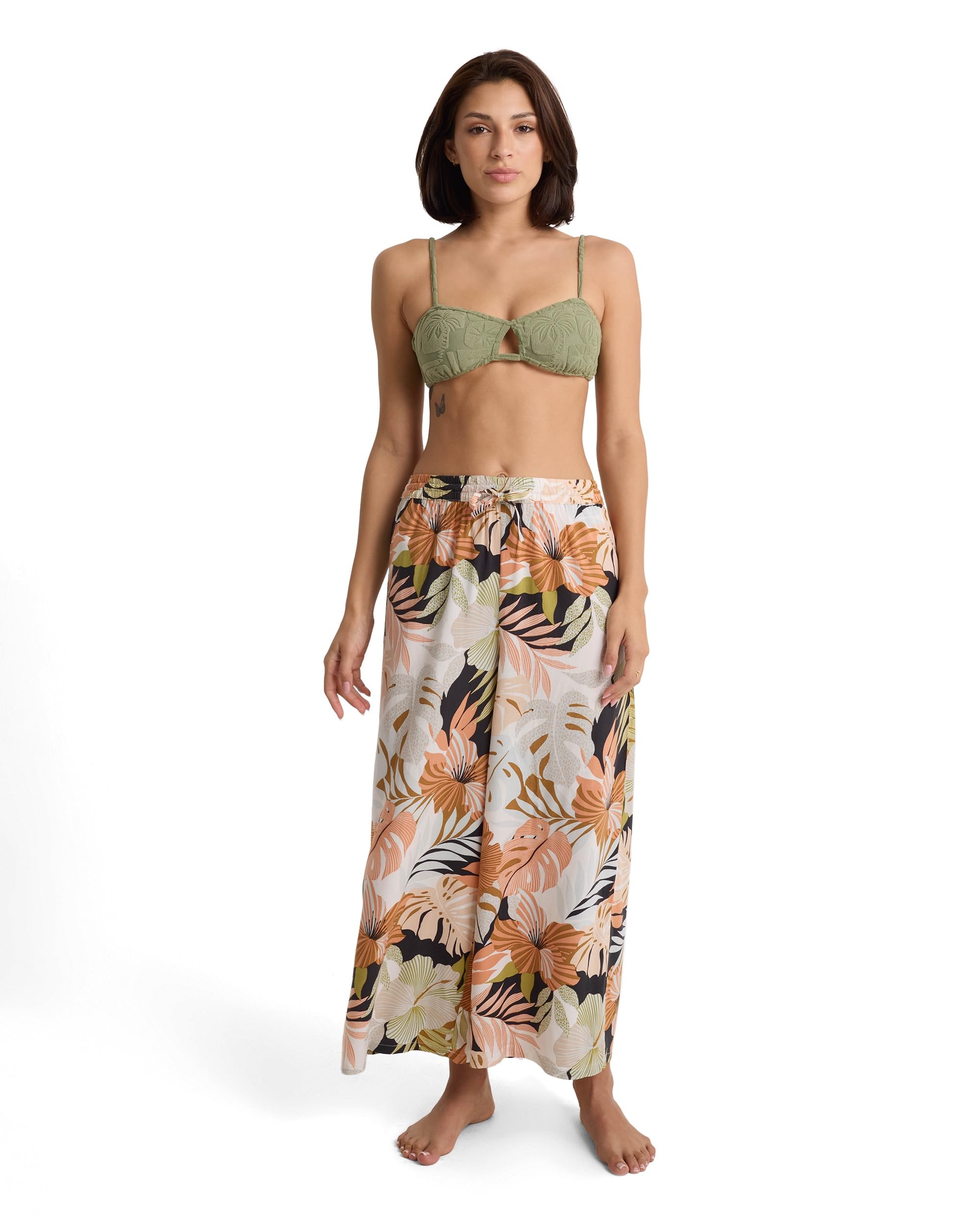 Volcom - Hi Tide Crop Printed Beach Pant, Pantaloni Casual Donna
