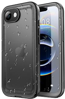 SPORTLINK for iPhone 16e/17e Waterproof 360 Full Body Case, Black