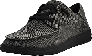 Skechers Melson Volgo Mocassins à enfiler pour homme, noir/noir, 45 EU