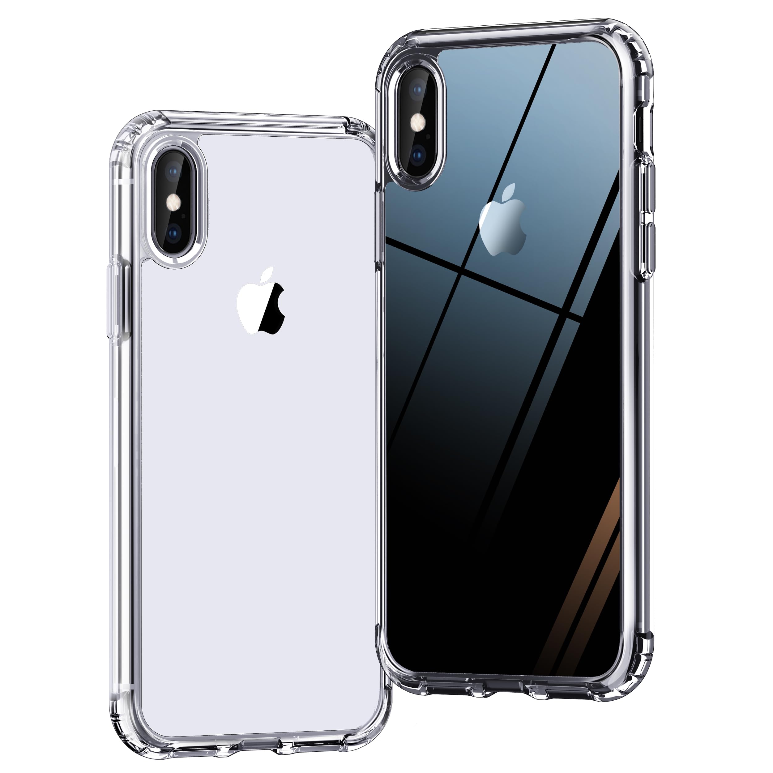 ONES for iPhone X/Xs Case, Not-Yellowing with Anti-Scratch Clear Back, 10 FT Mil