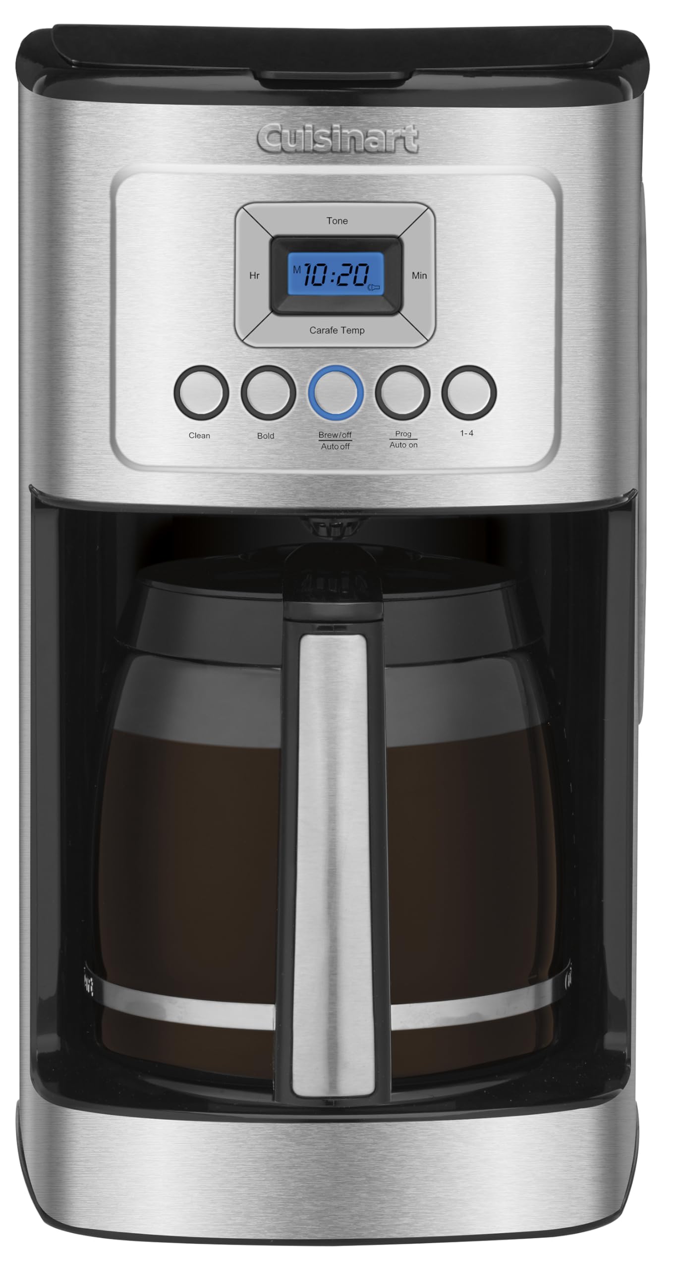 Cuisinart Coffee Maker, Programmable, 14-Cup Glass Carafe, DCC-3200 | Stainless 
