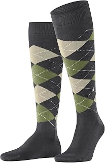 Burlington Men Manchester Mid Socks Opaque Cotton (Organic), Artificial Fibre, Grey (Anthracite Mix 3098) - Environmentally Friendly, 40-46