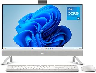 Dell 27 All-in-One Desktop - Intel Core i5-1334U, 16GB RAM, 512GB SSD | 27'' FHD, Intel UHD Graphics, Windows 11 Home, Wi-Fi 6E, Bluetooth 5.2, Wireless Keyboard & Mouse