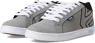 Etnies Fader Men's Skate Shoes, Light Grey Black, 45.5 EU